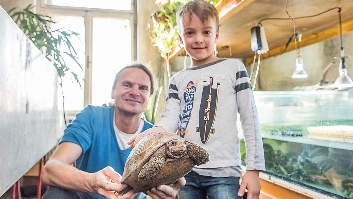 Daniel war bei Peter Praschag und Hunderten Schildkröten zu Gast