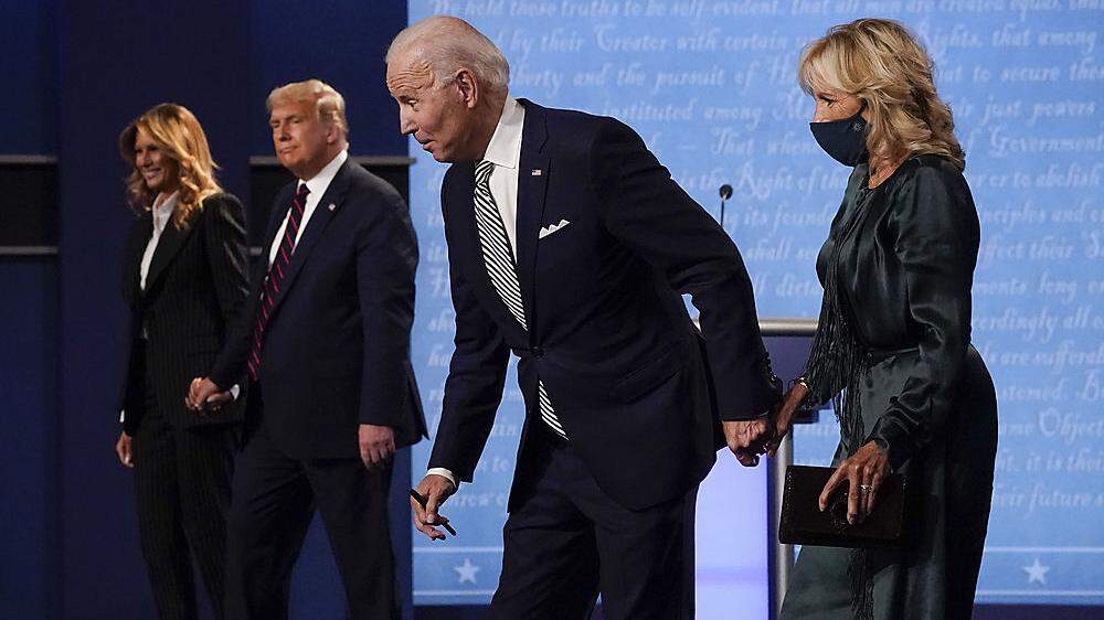 Joe Biden, Jill Biden, Melania Trump, Donald Trump