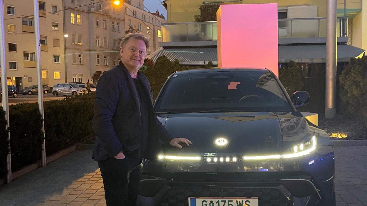 Henrik Fisker in Graz: Damals sprach er noch von 42.000 Autos, die man produzieren wollte,  jetzt sind es nur noch 10.000