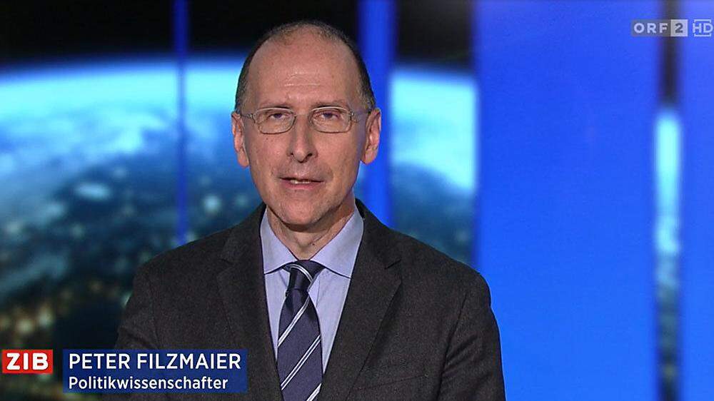 Politologe Peter Filzmaier nahm sich in der ZiB2 am Sonntag kein Blatt vor den Mund