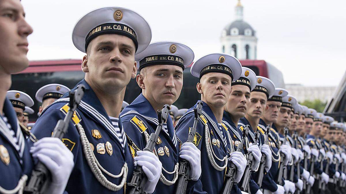 Die letzten Proben für die Parade