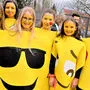 Auch überdimensionale Smileys waren in St. Margarethen mit dabei