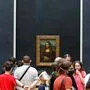 Die Mona Lisa ist durch ein Panzerglas gesichert