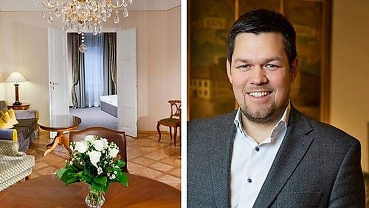 Auch die &quot;Uhrturmsuite&quot; schenkt Philipp Florian zu Pfingsten her