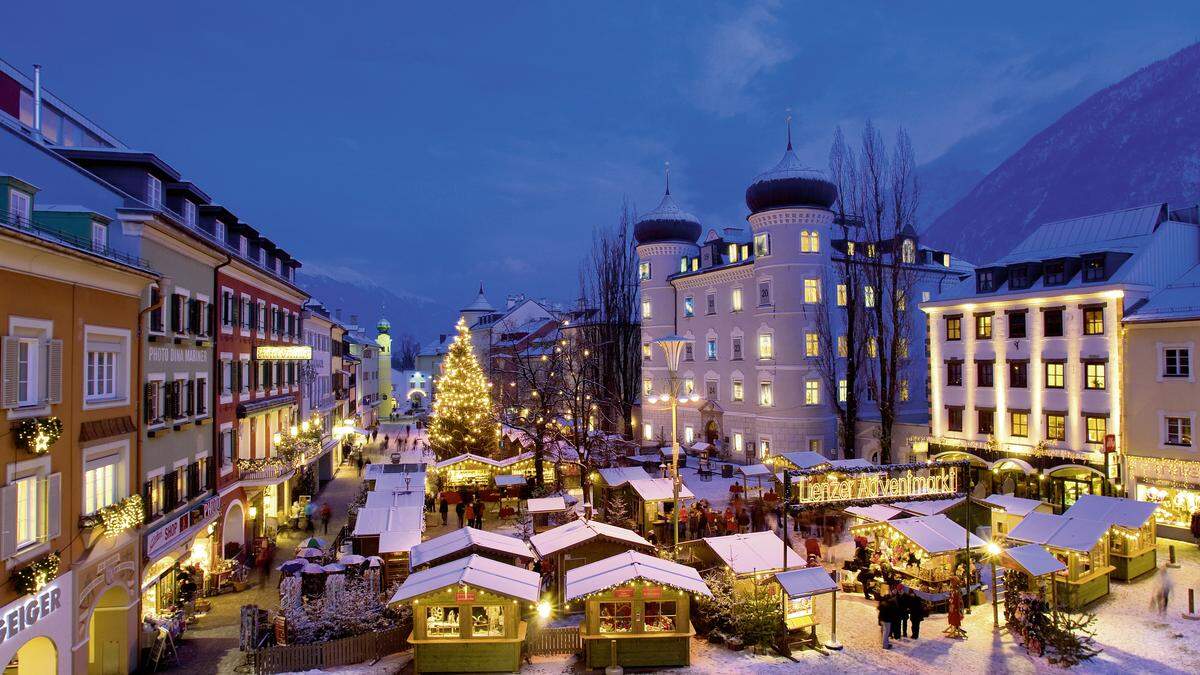 Der Weihnachtsmarkt in Lienz zählt zu den stimmungsvollsten in ganz Österreich