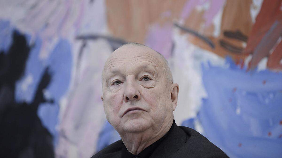 Der deutsche Maler Georg Baselitz