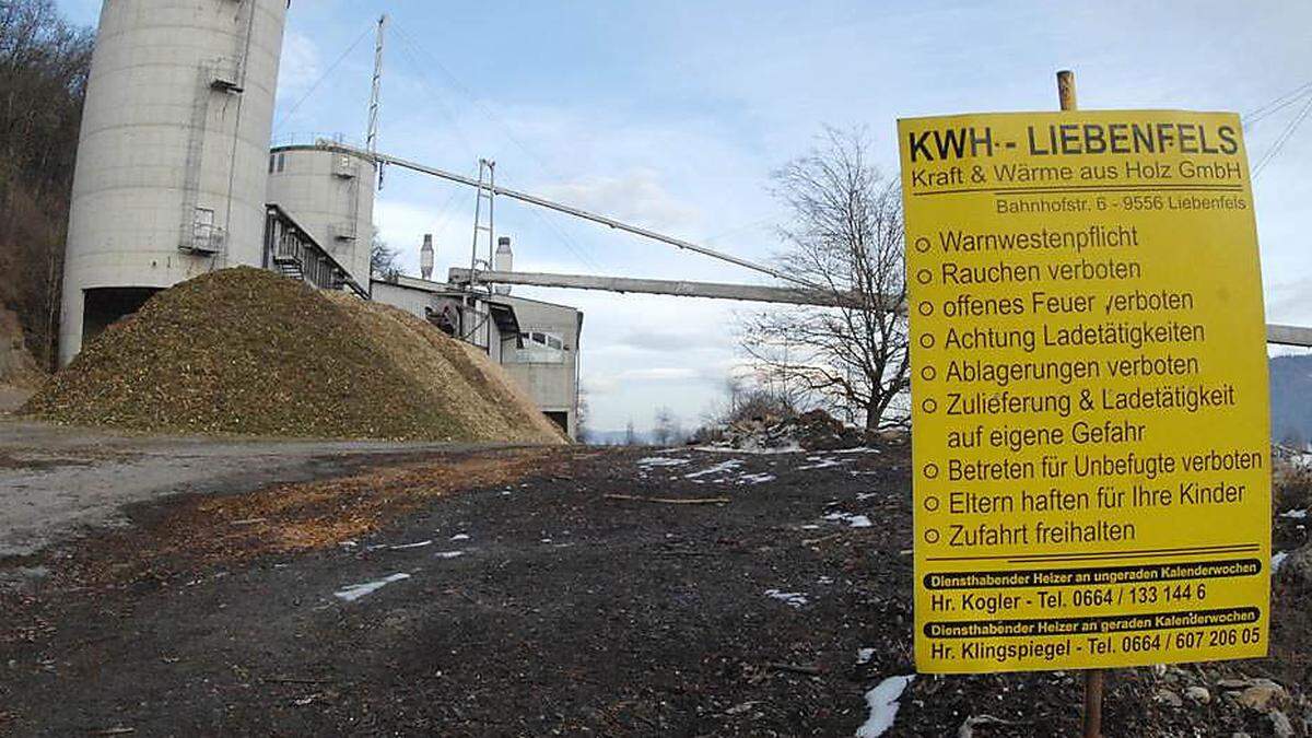 Das Biomassewerk in Liebenfels soll bald Wärme in die Landeshauptstadt liefern