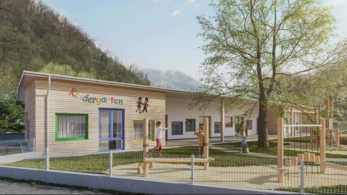 So soll der neue Kindergarten ausschauen