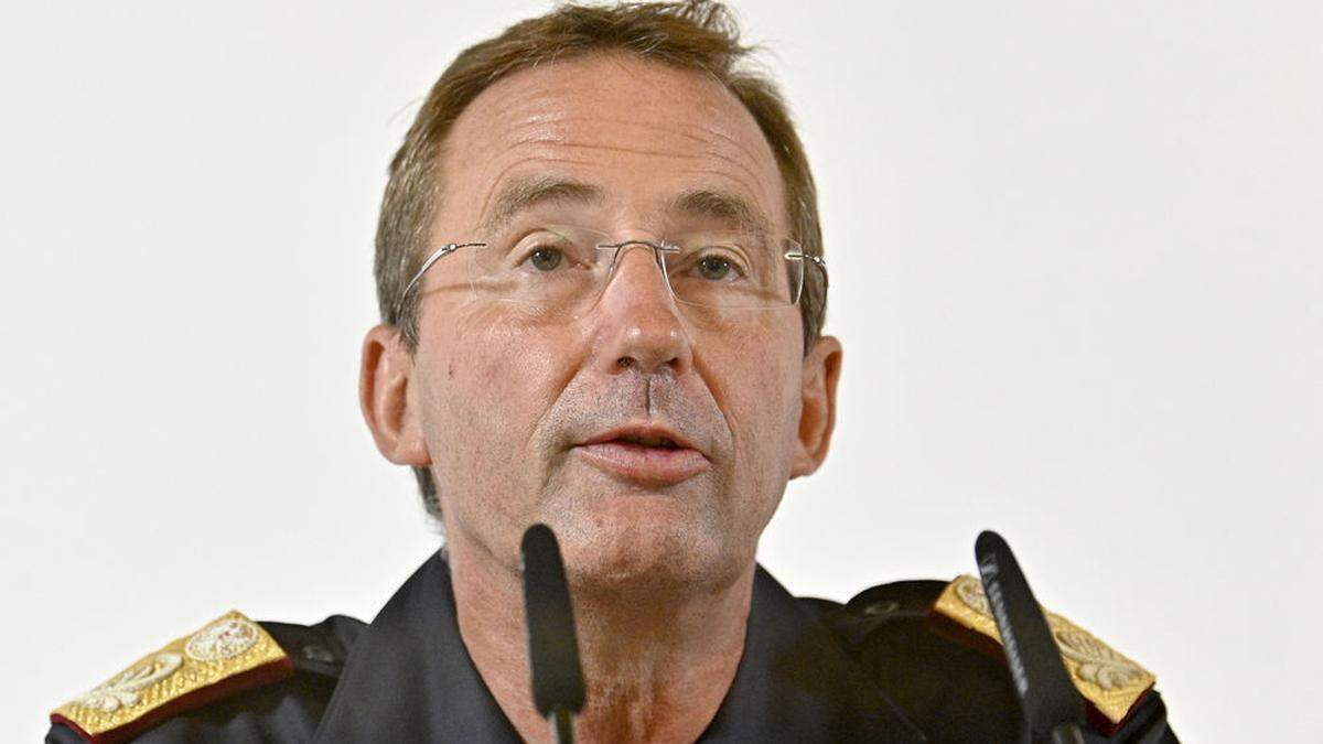 Hat keine einschlägigen Mails verschickt: Polizei-Präsident Pürstl