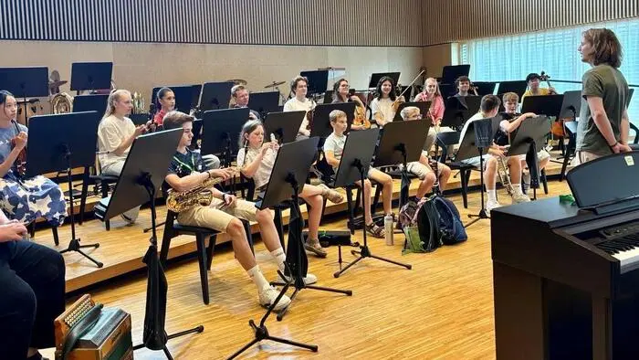 Bei der Musikwerkstatt Cuvée wird intensiv geprobt: Junge Musiker bereiten sich gemeinsam auf die kommenden Konzerte vor