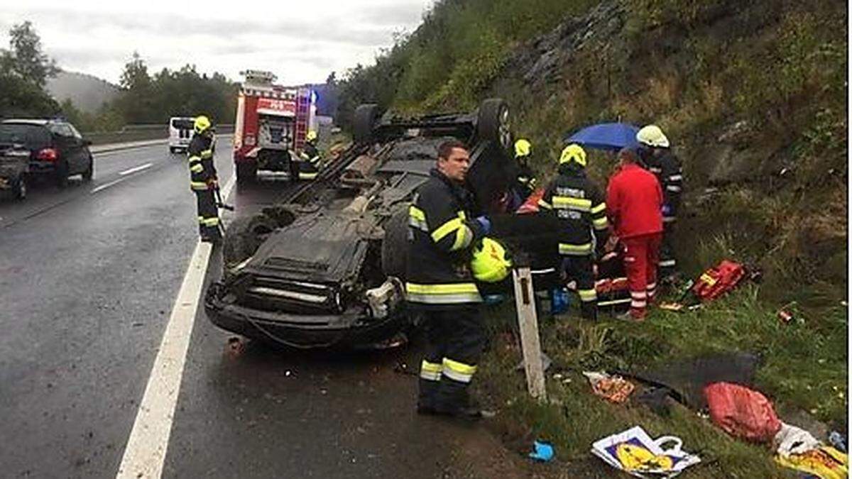 Verkehrsunfall auf der A 2