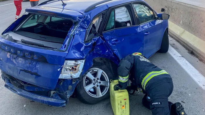Am Montag ereignete sich ein Verkehrsunfall auf der A2 Südautobahn.