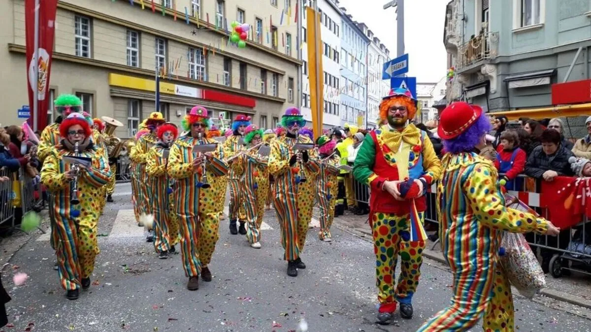 Der Umzug ist in vollem Gange