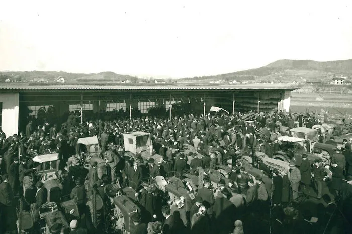 „Traktor schauen und kaufen“ beim 2. Gady Markt, 12. September 1967