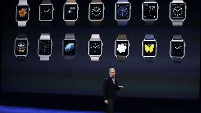 Apple-CEO Tim Cook präsentiert die Apple Watch