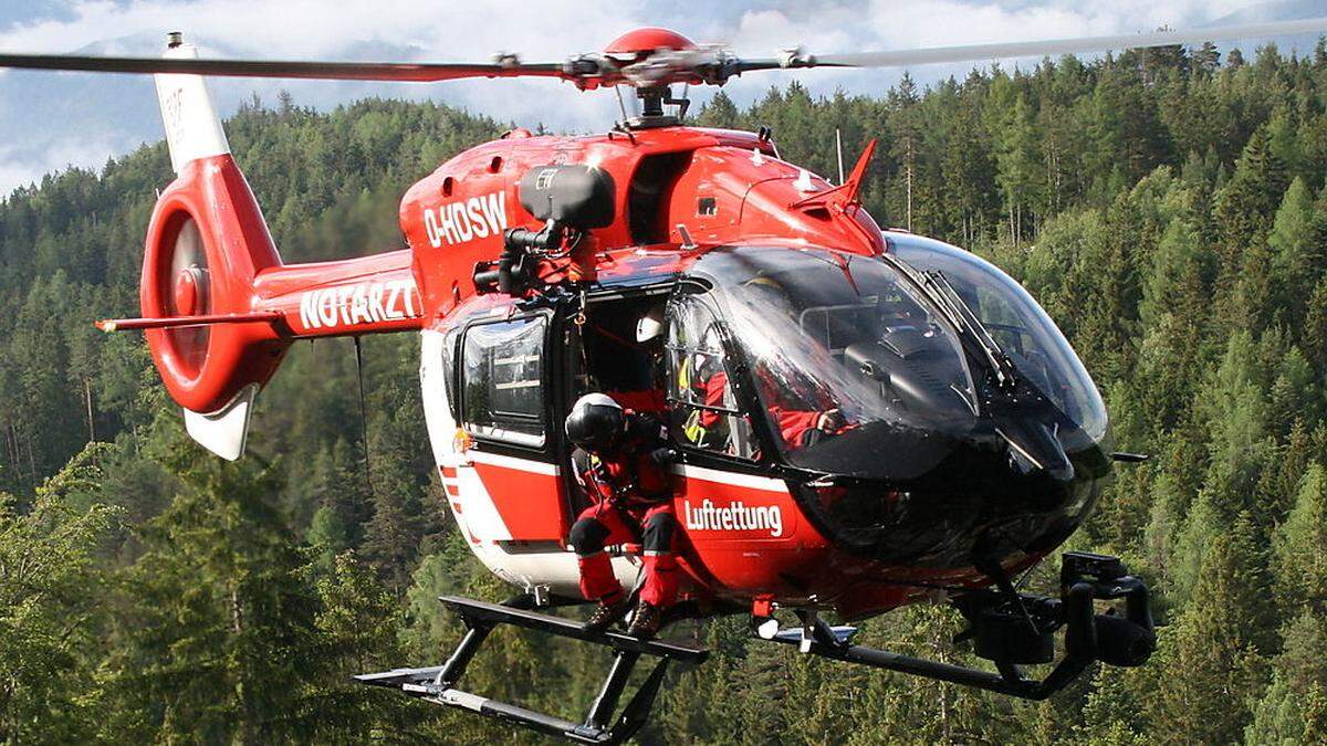 Das Kind wurde mit dem RK 1 ins LKH Villach geflogen (Archivbild)