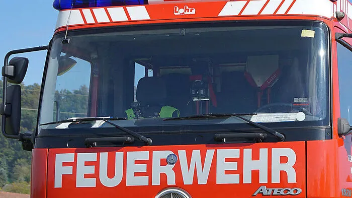Die Feuerwehr Edersgraben war am Unfallort im Einsatz