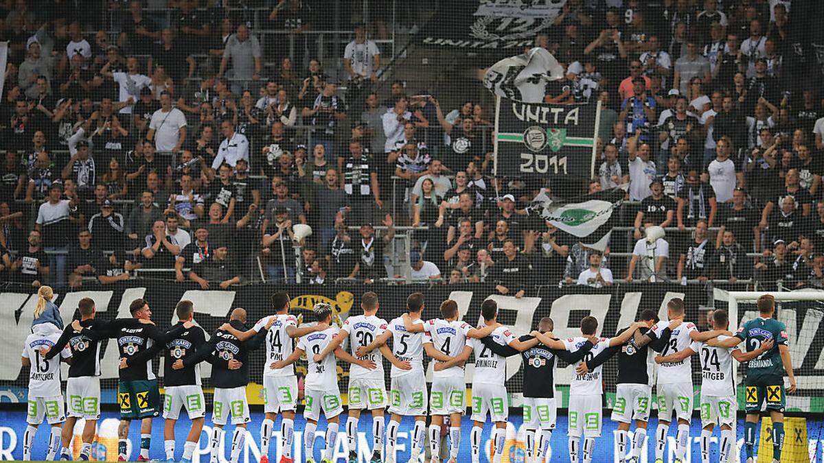 Wie viele Fans des SK Sturm in der kommenden Saison in die Merkur Arena dürfen, hängt wohl auch vom ab September geplanten Corona-Ampelsystem ab.