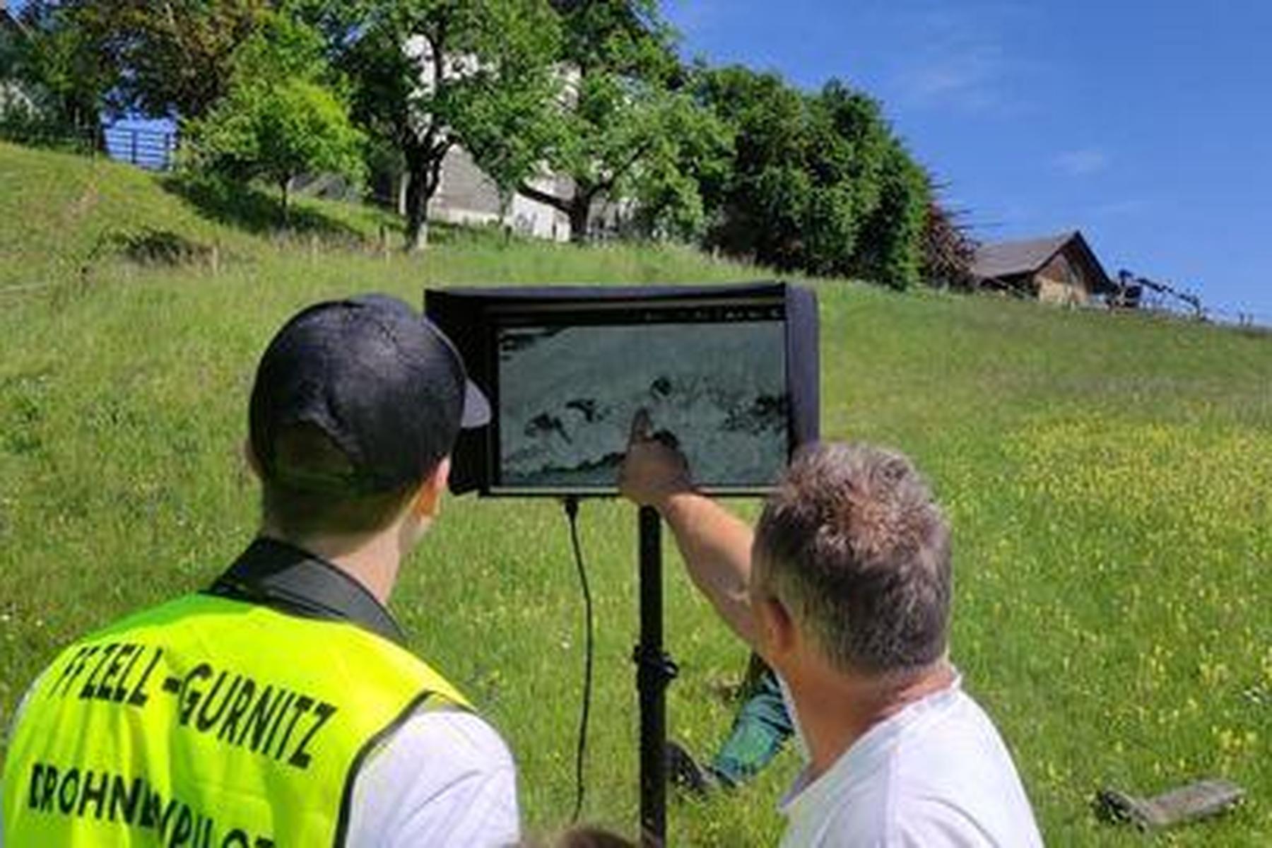 Feuerwehreinsatz: Drohne spürte entlaufene Kuh in Waldstück auf
