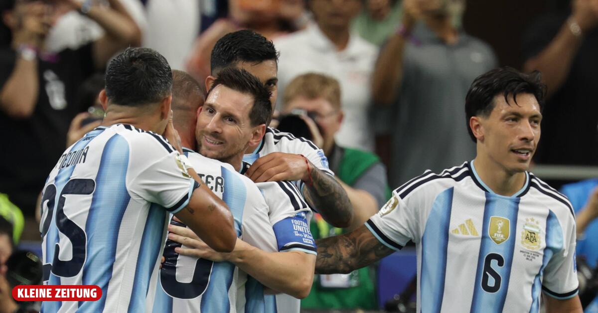 Österreich verlor nach Messis Doppelpack gegen Weltmeister Argentinien