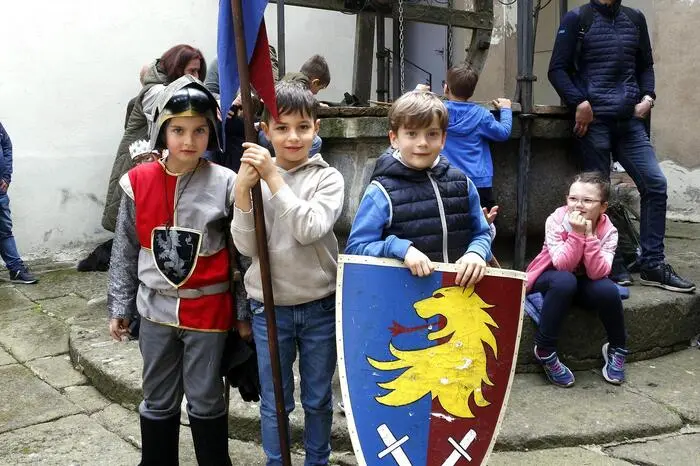Besonders für Kinder war der Saisonstart ein wahres „Ritterparadies“ 