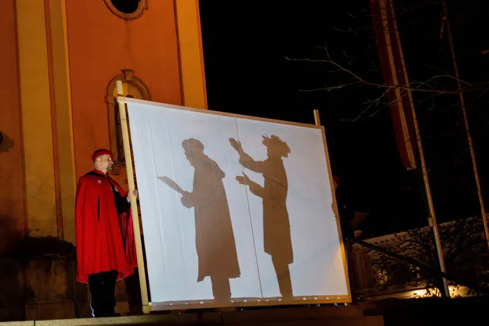 Die Symbolfigur des Gleisdorfer Faschings "Solari", der von Rüdiger Tlapak verkörpert wird, trat aus seinem Schatten und brachte den Fasching zurück nach Gleisdorf.