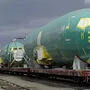 Modell mit ungewisser Zukunft: Boeing-737-Max-Teile auf ihrem Weg zur Fertigungshalle