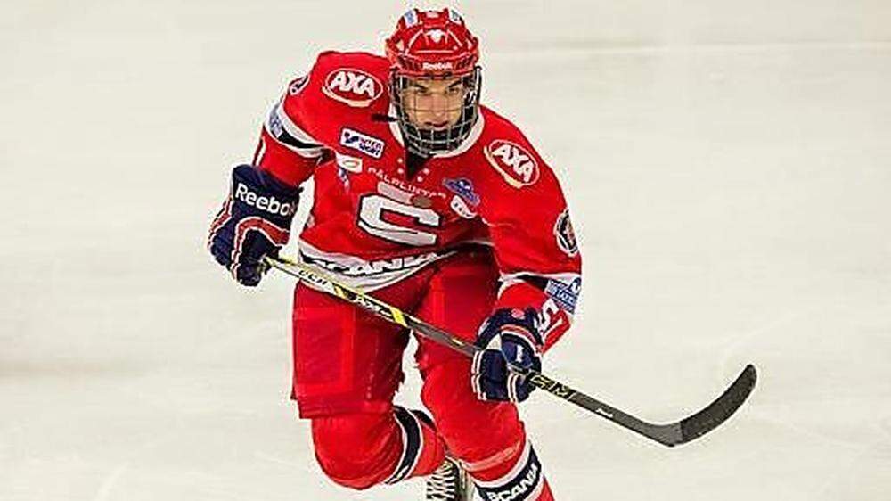 Lukas Haudum wird inoffiziell derzeit an etwa 120. Position im NHL Draft 2015 gesehen