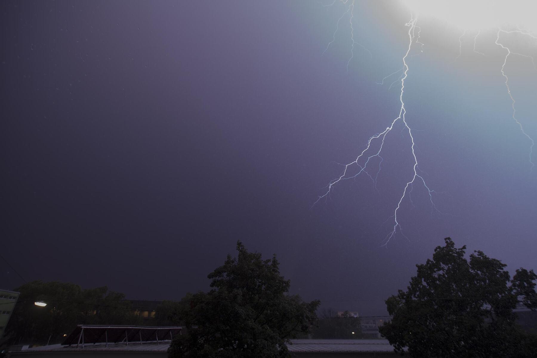 Blitz-Hotspot: Wo es im Jahr 2025 am öftesten eingeschlagen hat