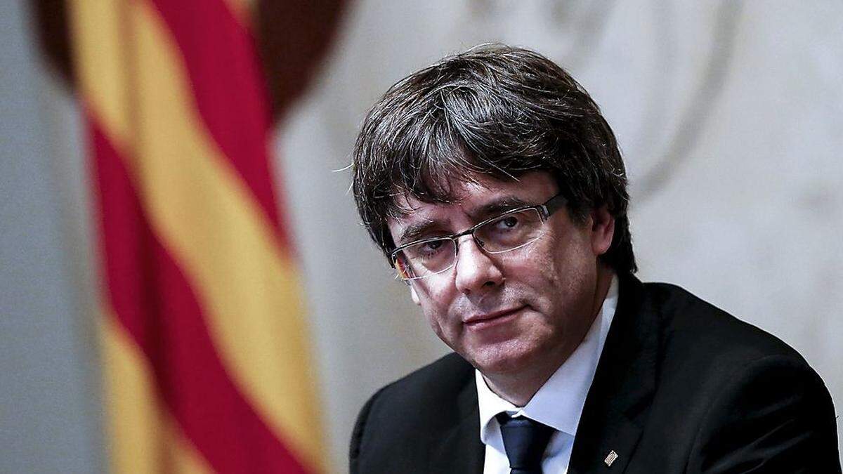 Puigdemont befindet sich derzeit in Brüssel im Exil 