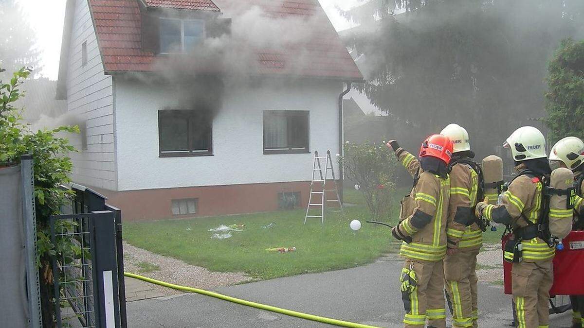 Brand in der Grazer Gaswerkstraße