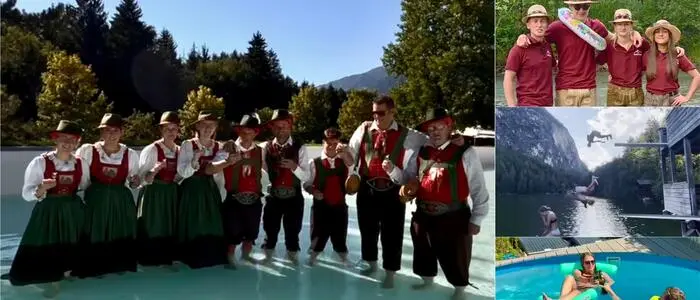 Musikvereine im Wasser