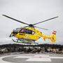Der Rettungshubschrauber C11 flog den Verletzten ins UKH Klagenfurt