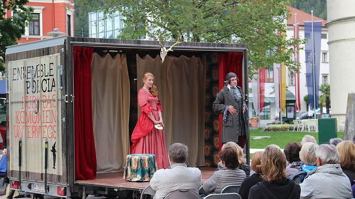Theaterwagen des Ensemble Porcia
