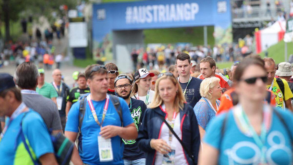 Der Andrang ist auch heuer groß bei der MotoGP