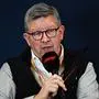 AUSTIN, TEXAS - OCTOBER 31: Ross Brawn, Managing Director (Sporting) of the Formula One Group, talks in a press conference to announce the rules for the 2021 Formula One season during previews ahead of the F1 Grand Prix of USA at Circuit of The Americas on October 31, 2019 in Austin, Texas. Clive Mason/Getty Images/AFP
