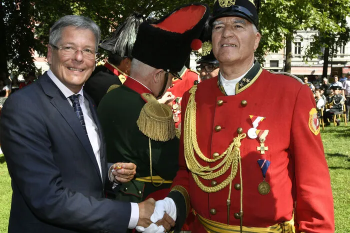 Ausgezeichnet wurde vom Landeshauptmann auch der Spittaler Bürgergarde Hauptmann Josef Markowitz.