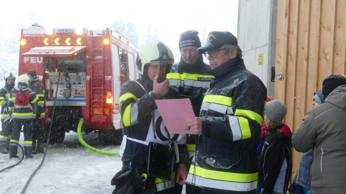 Winterliche Bedingungen herrschten beim Bewerb