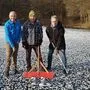 Vizebürgermeister Jürgen Pfeiler, Fischerwirt-Chef Peter Rulofs und Christian Jochum