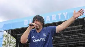 25.05.2024, Rosenheim, Bruckmühl, GER, Unterwegs in BAYERN, Mallorca Sommer Festival 2024, im Bild IKKE Hüftgold, Matthias Distel, *** 25 05 2024, Rosenheim, Bruckmühl, GER, On the road in BAVARIA, Mallorca Summer Festival 2024, in the picture IKKE Hüftgold, Matthias Distel,