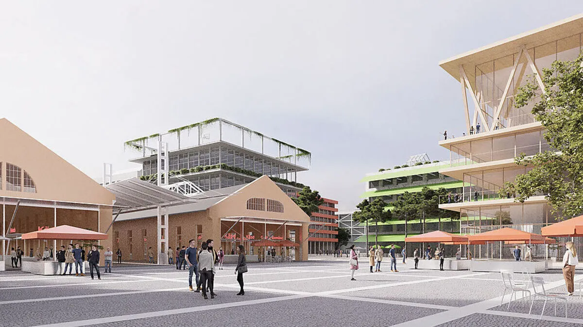 So könnte in Zukunft einer der fünf Plätze im Klagenfurter Bahnhofsviertel aussehen