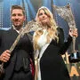 Die Vorjahressieger Anna Gasser und Marcel Hirscher