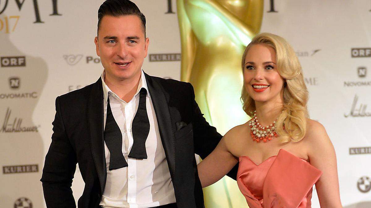 Andreas Gabalier und Silvia Schneider bei der Romy-Gala 2017