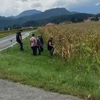 An der Unfallstelle wurden Spuren gesammelt