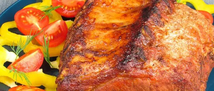 Symbolbild gefüllte Schweinsbrust