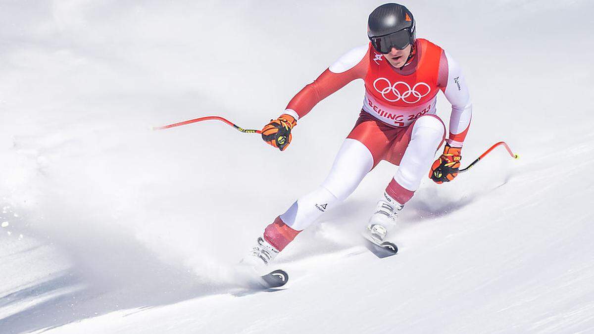 Matthias Mayer eröffnete das Training