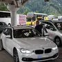 Grenzkontrollen am Karawankentunnel: Bei vielen Urlaubern lagen nach stundenlangem Warten im Stau die Nerven blank