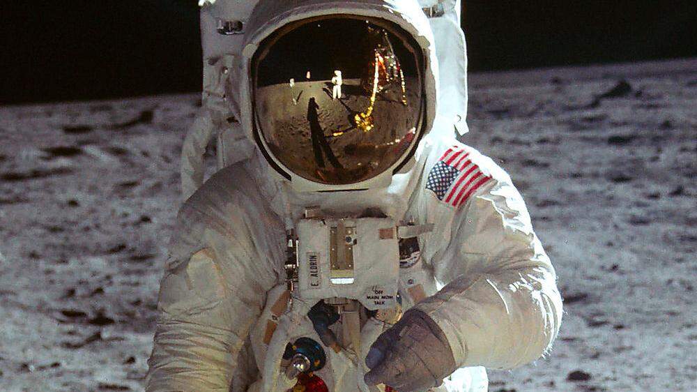 Edwin &quot;Buzz&quot; Aldrin, fotografiert von Neil Armstrong