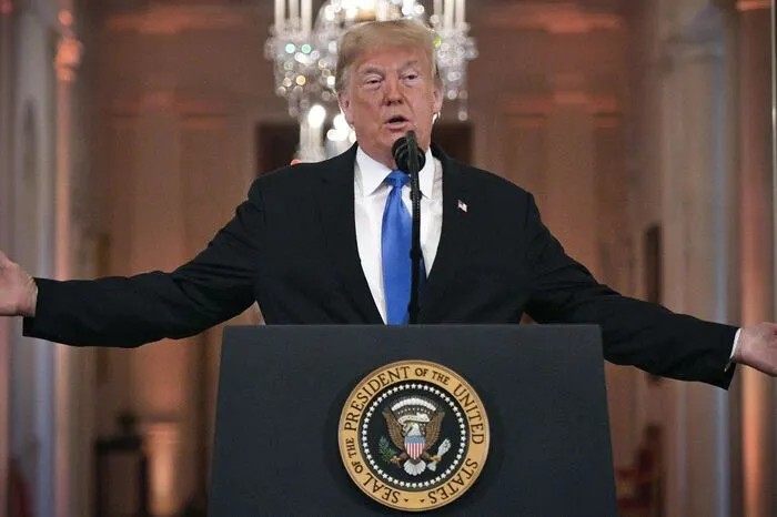 Wie zu erwarten feiert sich Präsident Donald Trump trotzdem als Sieger.