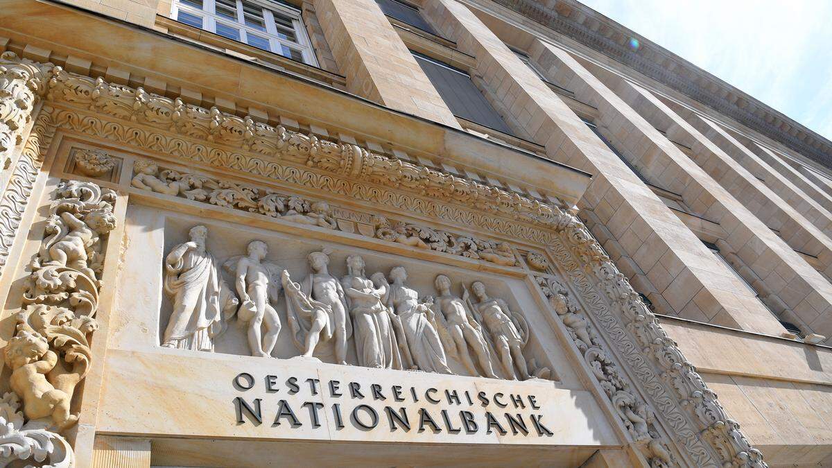 Das Gebäude der Oesterreichischen Nationalbank (OeNB) in Wien